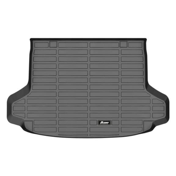 Ikon Motorsports Trunk Mat Compatible With 2023-2025 Honda HR-V, Black 3D Molded Car Rear Carpets Liner Protection TPE Thermo Plastic Elastomer All Weather Boot Tray Cover Protector Pad