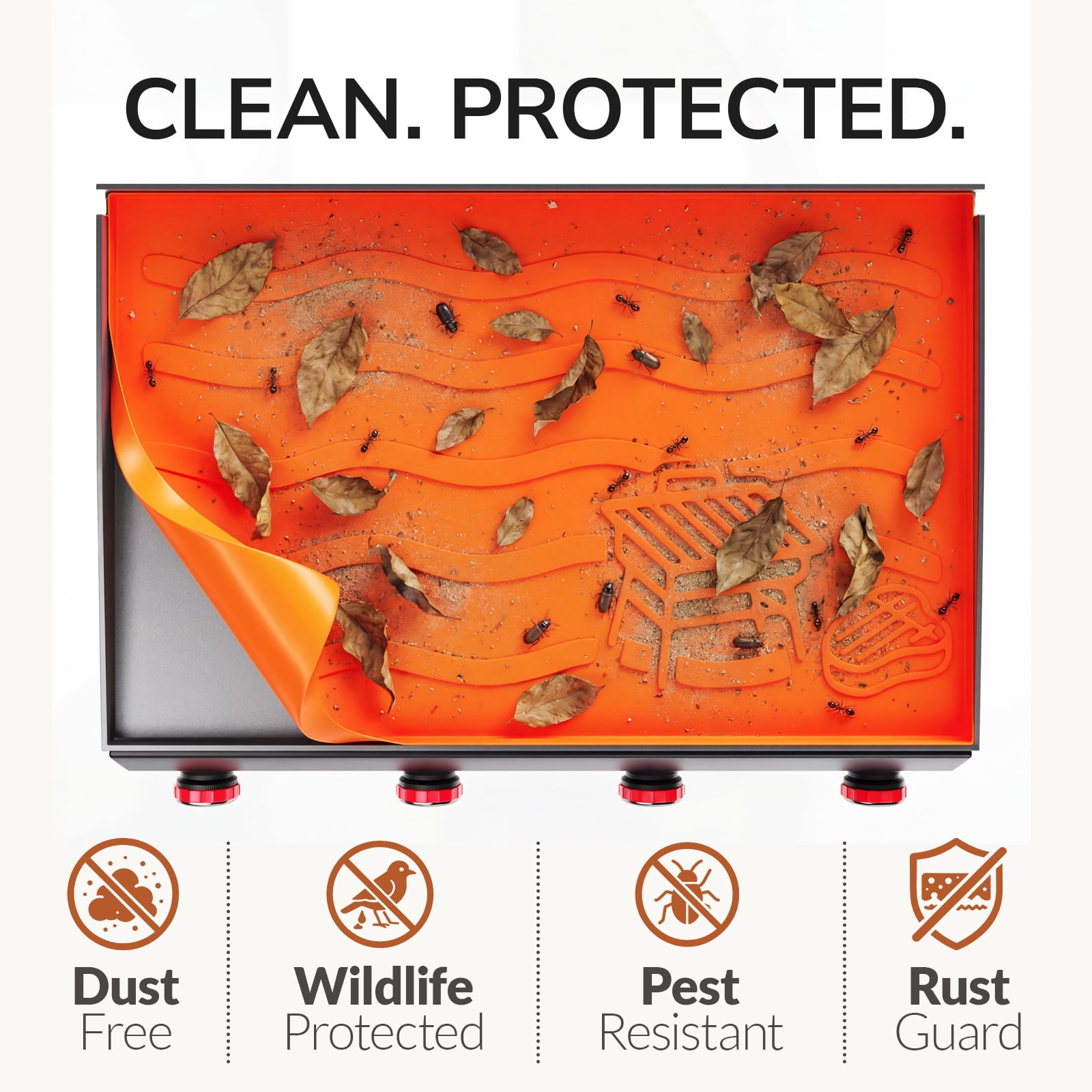 KissKing 28" Silicone Griddle Mat, Heavy-Duty Silicone Cover, Rust & Moisture Protection