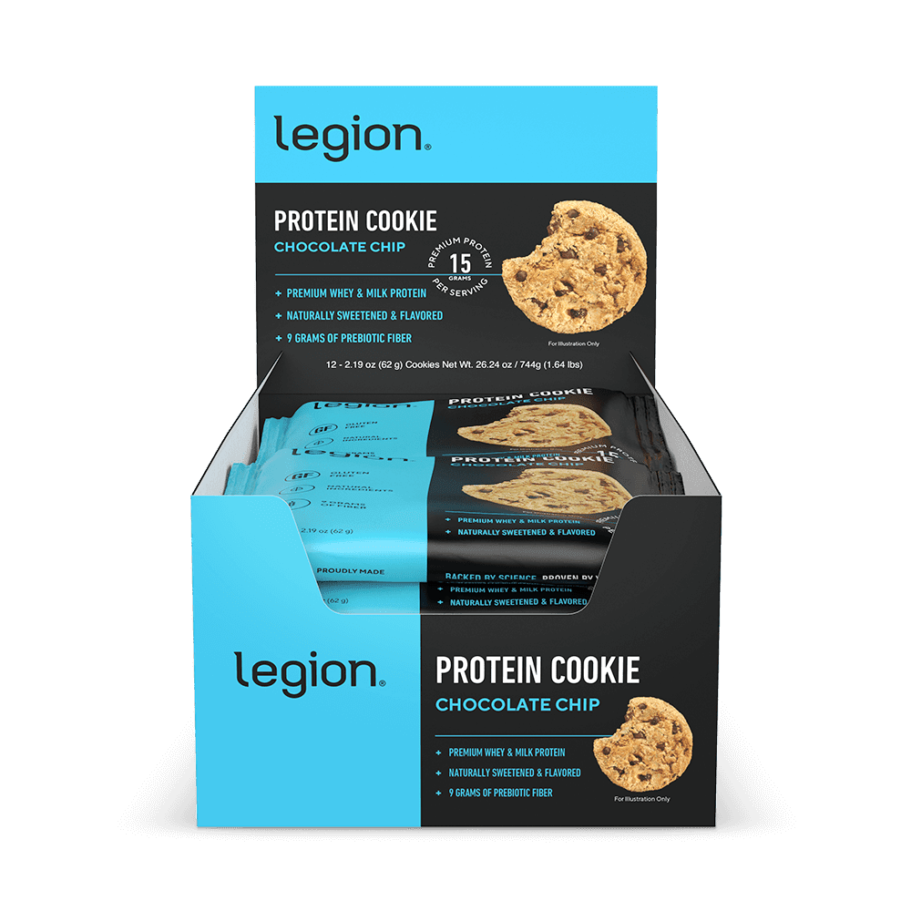 Legion Protein Cookies Natural HighProtein Cookies Chocolate Chip