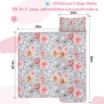 thumbnail image 5 of Pioneer Flower Floral Print Pattern Toddler Nap Mats for Kids Preschool,Sleeping Mat Bag or Kids,Toddler Sleeping Bag,Toddler Nap Mat or Daycare, 5 of 6