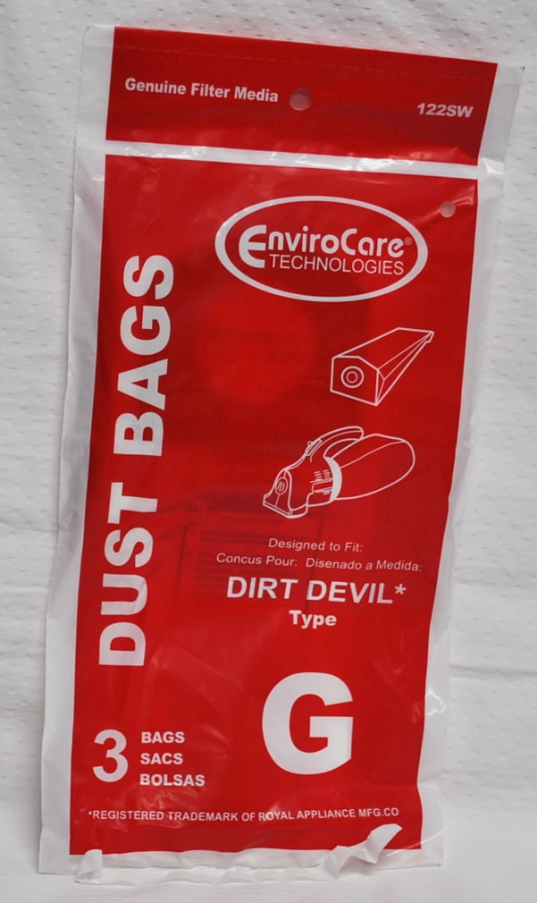 Details about   6 Royal Dirt Devil Type G Hand vacuum filter bags FAST 