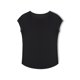 thumbnail image 5 of VISgogo, camiseta informal de manga corta para mujer, camisetas ajustadas de cuello redondo con cremallera y costuras de encaje de Color sólido a la moda VISgogo  moda, 5 of 9