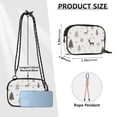 thumbnail image 4 of FORMRS Mini Crossbody Bag for Women Adjustable Rope Shoulder Casual Phone Purse, Christmas Forest, 4 of 7