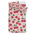 thumbnail image 1 of Juego de cama Ch02 con estampado de cerezas, 1 of 5