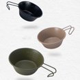 thumbnail image 6 of 310ml Camping Dish Sierra Cup Tableware Hiking Picnic lack Syrah Bowl, 6 of 6