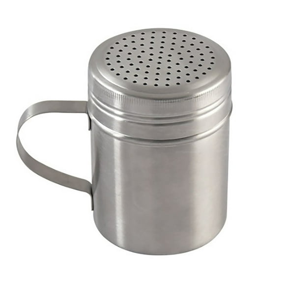 Clearance! Yiteos Stainless Steel Salt Tank, Stainless Dredge Shaker with Lid Shaker with Handle Large 10 Oz Flour Shaker Dust with Powdered Sugar, 1X Jar