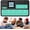 Green, variant on Mini FM Synthesizer, Portable FM Synth with 27-Key Keyboard, 128 Presets, 32 Algorithms, Built-in Speaker, USB-C MIDI and Sequencer for Music Creation