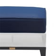 thumbnail image 4 of Tommy Hilfiger Hampton Outdoor Ottoman Coastal White and Navy, 4 of 8