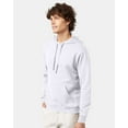 thumbnail image 2 of Alternative Mens Eco-Cozy Fleece Pullover Hoodie 8804PF, XL, White, 2 of 5
