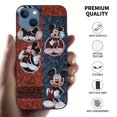 thumbnail image 3 of Funny Cartoon Anime Mickey Mouse (9) Phone Case Compatible with iPhone 13 Case Dual camera TPU Protective Cover Gift For IP13-6.1in, 3 of 6
