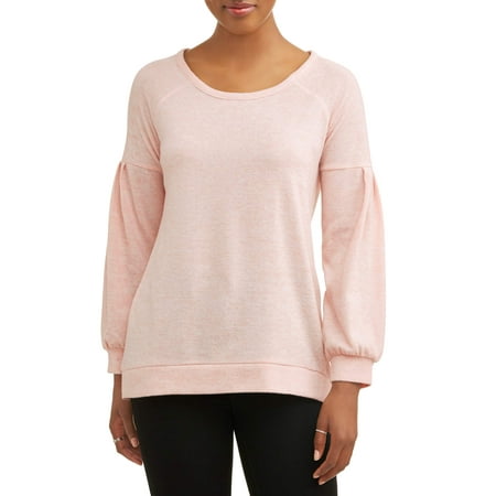 Adapter Womens Long Sleeve - French Laundry Women's Super Soft Balloon Long Sleeve T-Shirt