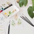 thumbnail image 4 of 60Pcs Thin Detail Paint Brushes Fine Tip Paint Brushes Set with 3 Size 000 00 0 Liner Brush for Crafts Watercolor, 4 of 5