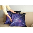 thumbnail image 2 of Ambesonne Galaxy Throw Pillow Cover 2 Pack, Outer Space Fantasy, 18", Purple Black, 2 of 5