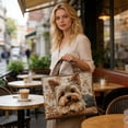 thumbnail image 6 of Beach Tote Bags for Women Cute Animals Travel Beach Shoulder Bags Canvas Tote, 6 of 6