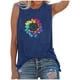 thumbnail image 1 of Tops Para Mujer Elegante Blusa Casual Moda Causal Rounk Cuello Estampado Camiseta Sin Mangas Tanque Odeerbi ODB160917, 1 of 3