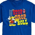 thumbnail image 3 of Disney - Firefighter Mickey - Stop, Drop, & Roll - Men's Short Sleeve Graphic T-Shirt, 3 of 5