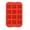 Red, variant on Ice Cube Tray with Lid 12 Cavities Silicone Ice Molds for Freezer BPA Free 2.7x1.6cm Square Ice Cubes Dishwasher Safe Reusable Cocktail Whiskey Drink Maker