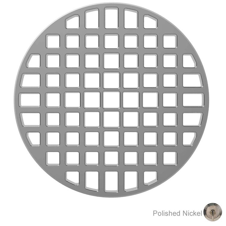 Newport Brass 243401/15 Decorative 4" Round Shower Drain Cover