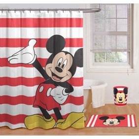 Disney Mickey Mouse Fabric Shower Curtain 1 Each Walmart Com