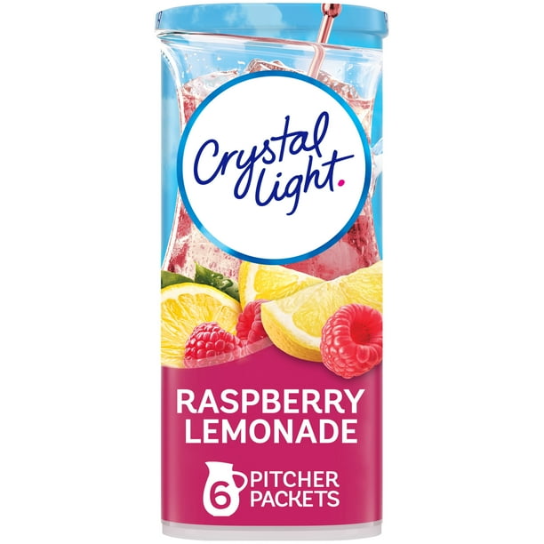 Crystal Light Raspberry Lemonade Artificially Flavored Powdered Drink ...