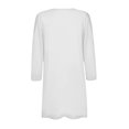 thumbnail image 3 of Ediodpoh Womens Lightweight Open Front Cardigan for Women Summer Fall Outwear Thin Cover Ups Three Quarter Sleeve White S, 3 of 4