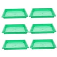 thumbnail image 5 of LABSERRON Microgreens Growing Tray Plant Germination Trays Green Plastic 6Set 11.6X9.3In, 5 of 8