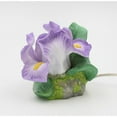 thumbnail image 3 of Ceramic Small Size Iris Flower Nightlight, Spring Decor, Garden Decor, Gift for Her, Gift for Mom, Farmhouse Home Decor, 3 of 3