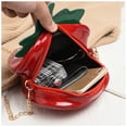 thumbnail image 2 of Mini bolso lindo fruta paja bolso cruzado tejido verano playa viaje bolso de hombro bolsa de teléfono monedero, 2 of 5