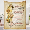 thumbnail image 2 of Custom Blanket with Pictures for Mom Gift,I Love You Mothers Day Blanket Gift, Personalized Mom Blankets,Super Soft Warm Customizable Blanket Gifts for Mom/Women, 2 of 6