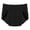 Black, variant on 12 Pack Underwear for Women Breathable Pure Crotch Belly Lift Hip High Waist Plus Size Ladies Underpants