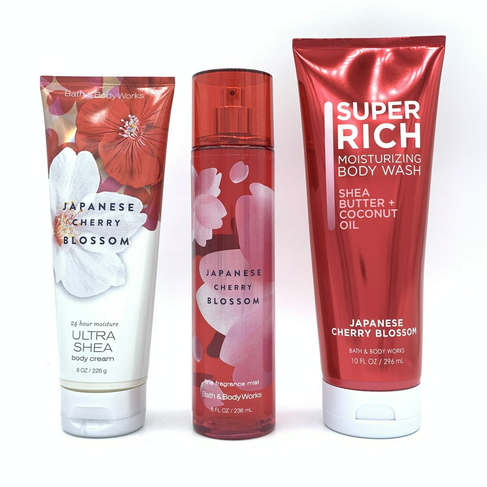 Bath and Body Works Japanese Cherry Blossom Body Cream, Moisturizing