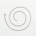 thumbnail image 4 of Cadena Singapur Dama 45 Cm 2 Mm Grosor Oro Blanco 14k Lam blanco Unitalla, 4 of 8