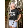 thumbnail image 3 of Meat Sucks Vegan Vegetarian Veggie Men's Graphic T Shirt Tees Brisco Brands S, 3 of 4