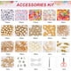 thumbnail image 4 of 15000 piezas, cuentas de arcilla de 144 colores, kit de fabricación de pulseras con dijes para niñas de 8 a 12 años, cuentas de polímero Heishi para joyería, para regalos artesanales, 4 of 5