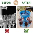 thumbnail image 2 of Small glass dispenser rack beverage glass, 2 of 3