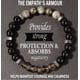 thumbnail image 3 of Pulsera para hombre y mujer con cuentas elásticas de cristal negro, joya con energía positiva para uso diario, 3 of 7