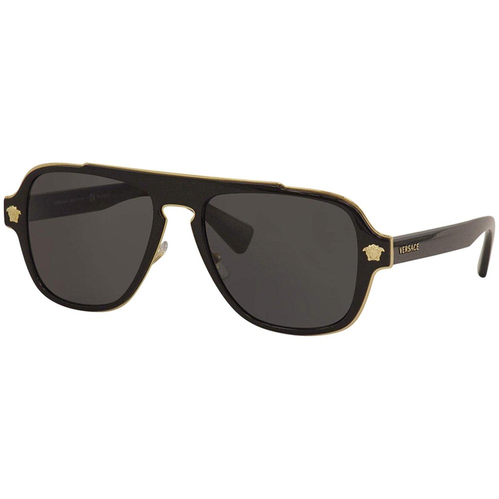 Versace Versace Medusa Charm VE 2199 100281 Unisex Aviator Sunglasses