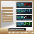 thumbnail image 3 of 18650 Li-Ion Lipo Lithium Test 7-55V Indicador de de Batería de Ácido Probador Módulo Medidor de Pantalla LED Medidor de Capacidad de Voltaje, D, 3 of 5