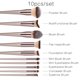 thumbnail image 4 of Brocha De Maquillaje De Champán Brocha De Maquillaje Profesional [Yue Xinghui] 10 Brochas De Maquillaje, Juego De Champán Dorado, Brocha Para Sombra De Ojos, Brocha Para Polvos ANGGREK Otros, 4 of 8