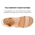 thumbnail image 5 of Journee Collection Womens Caroline Tru Comfort Foam Espadrille Sliver Wedge Sandals, 5 of 7