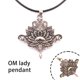thumbnail image 2 of Guardurnaity 3 piezas colgante collar de moda joyería DIY manualidades decoración encontrar accesorios artesanales para niñas Ropa, zapatos y accesorios Miscelánea Plata antigua Guardurnaity AP015552-01, 2 of 6