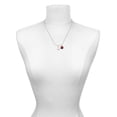 thumbnail image 3 of Delight Jewelry White Easter Egg with Clear Crystal Band Red Lucky Ladybug Necklace and Dangle Earrings Set, 3 of 6