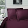 thumbnail image 4 of Superior Egyptian Cotton Duvet Cover Set, Full/ Queen, Plum, 4 of 6