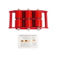thumbnail image 7 of Heavy Duty Machine Dolly Skate Machinery Roller Mover Cargo Trolley 8 Ton Red, 7 of 7