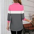thumbnail image 4 of Blczomt Pink Womens Casual Tops Dressy Cute Blouses 2026 Womens Summer Blouses,XL, 4 of 5
