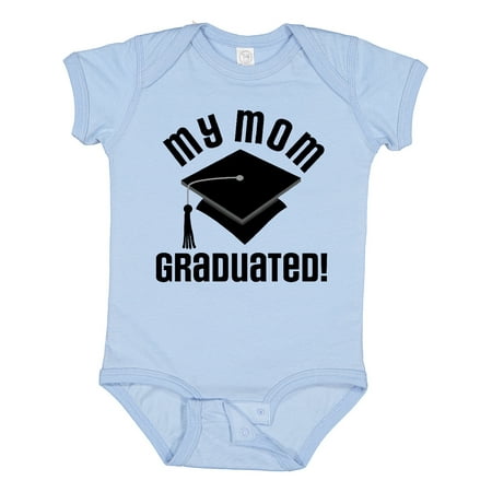 

Inktastic My Mom Graduated Gift Baby Boy or Baby Girl Bodysuit