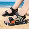 thumbnail image 6 of Zshosam Toddler Water Shoes Toddler Girls Boys Sandals Shoes Kids Slip on Summer Sandals for Bath Shower Beach Pool Toddler/Little Kid/Big Kid Size 1,(Orange Big Kids 1), 6 of 7