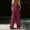 Wine#05, variant on Women's Cotton Linen Jumpsuits Summer V Neck Button Sleeveless Linen Jumpsuit Overalls Casual Solid Loose Lightweight Comfy Vacation Beach Jumpsuits