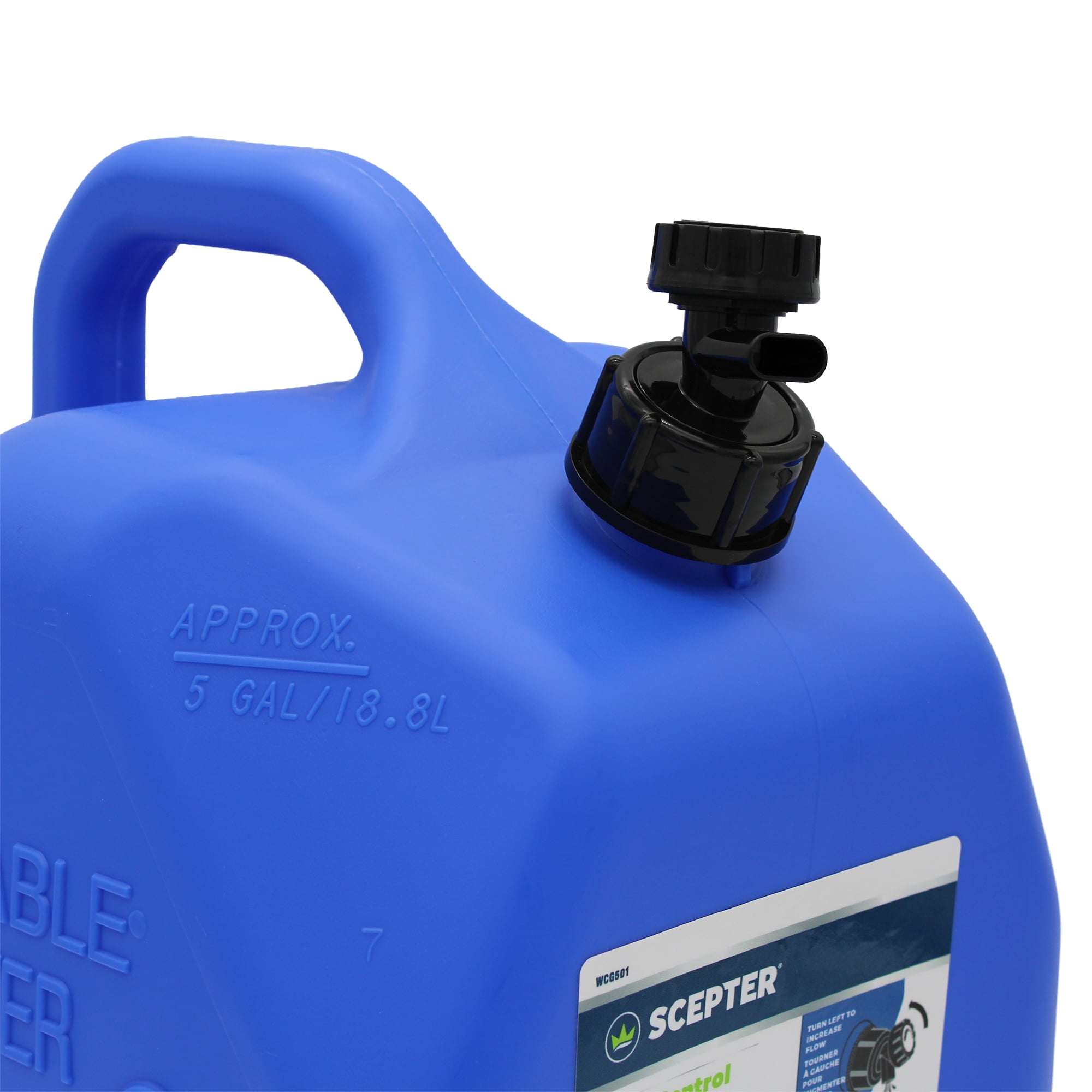 Scepter 5 Gallon Camping Water Storage Container with Leak-Proof Spigot and Handle