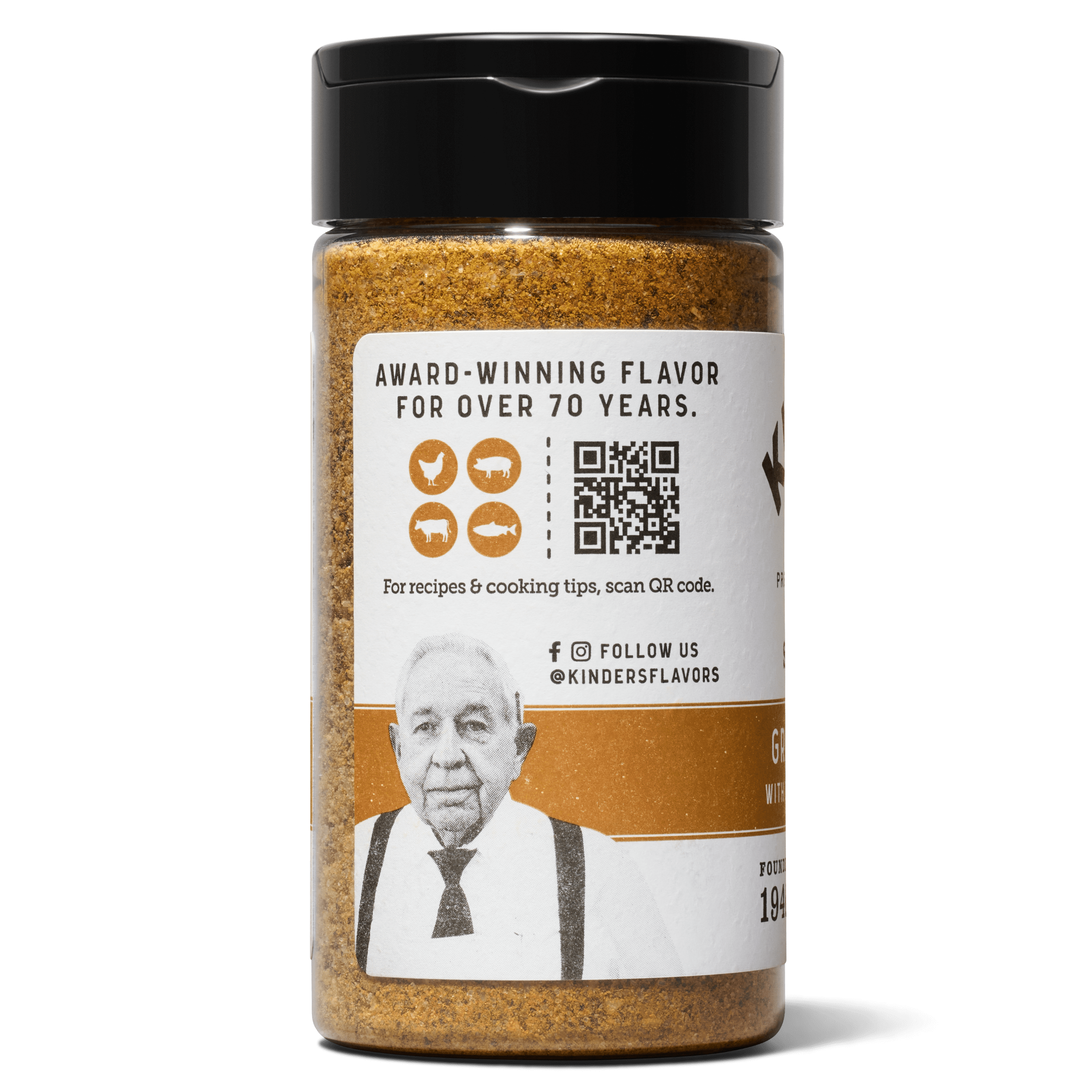(6 pack) Kinder's Grilled Chicken Seasoning Blend with Garlic, Sea Salt, and Herbs, 6 oz